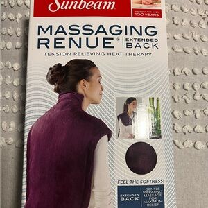 Sunbeam Purple Massaging Back Wrap